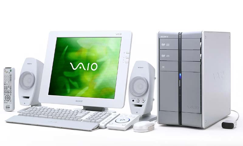学生時代に使っていた映像編集向けのPC（SONY VAIO）一式